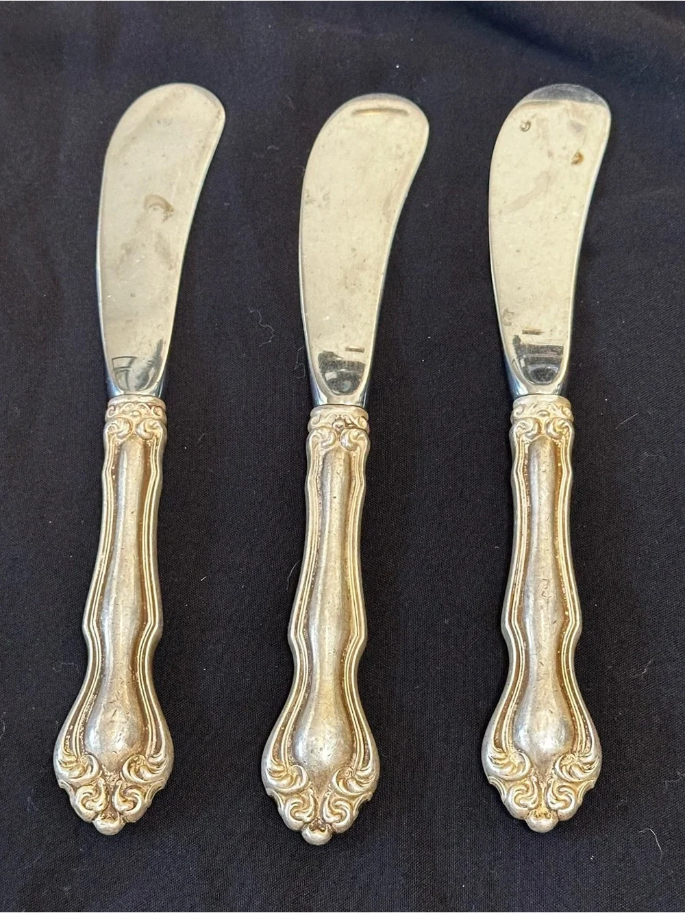 George & Martha Westmorland Sterling Silver Handled Butter Spreader Vintage